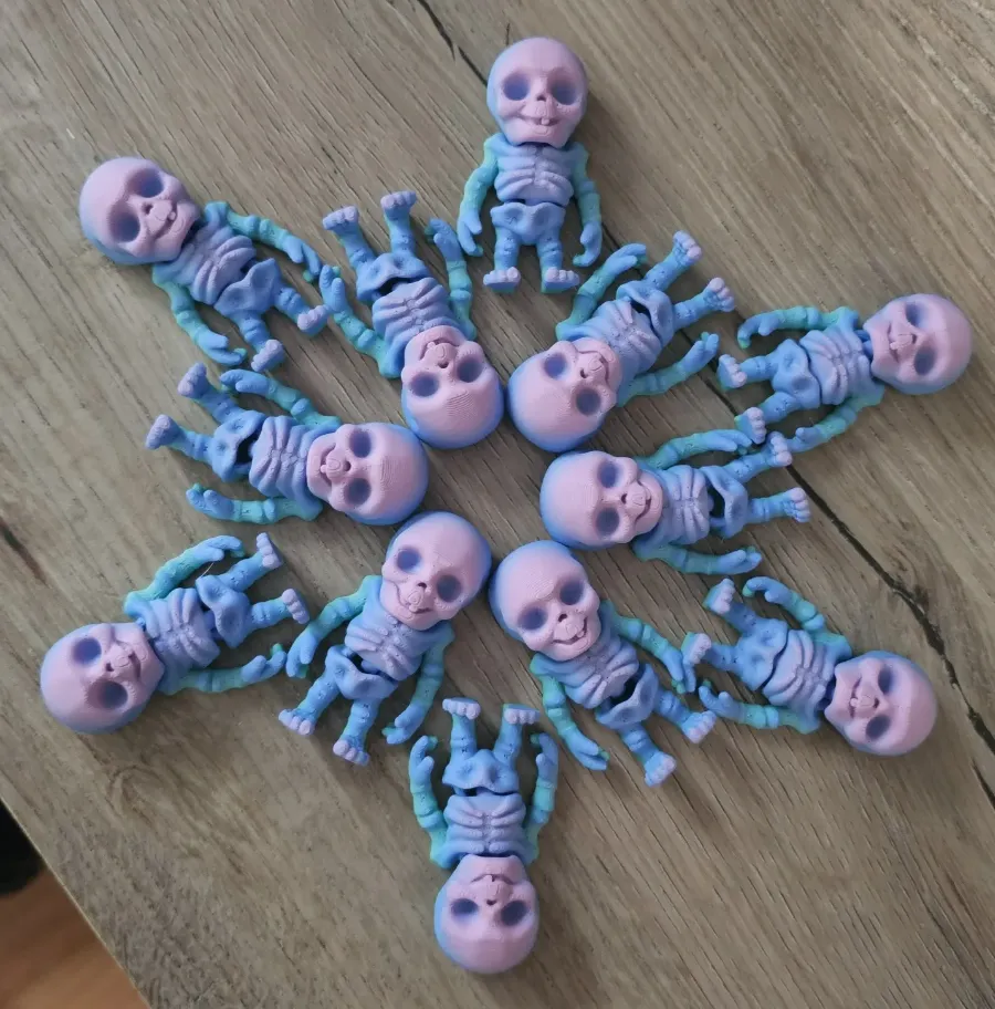 Baby Skeleton Articulated view 3