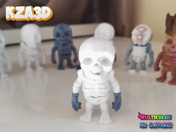 Baby Skeleton Articulated view 2