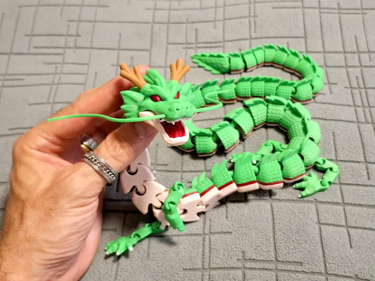 Shenron Flexy V2 openable mouth view 3