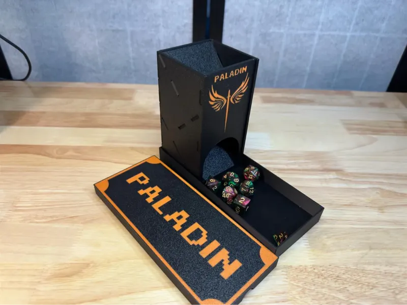 Collapsable Paladin D&D Dice Tower