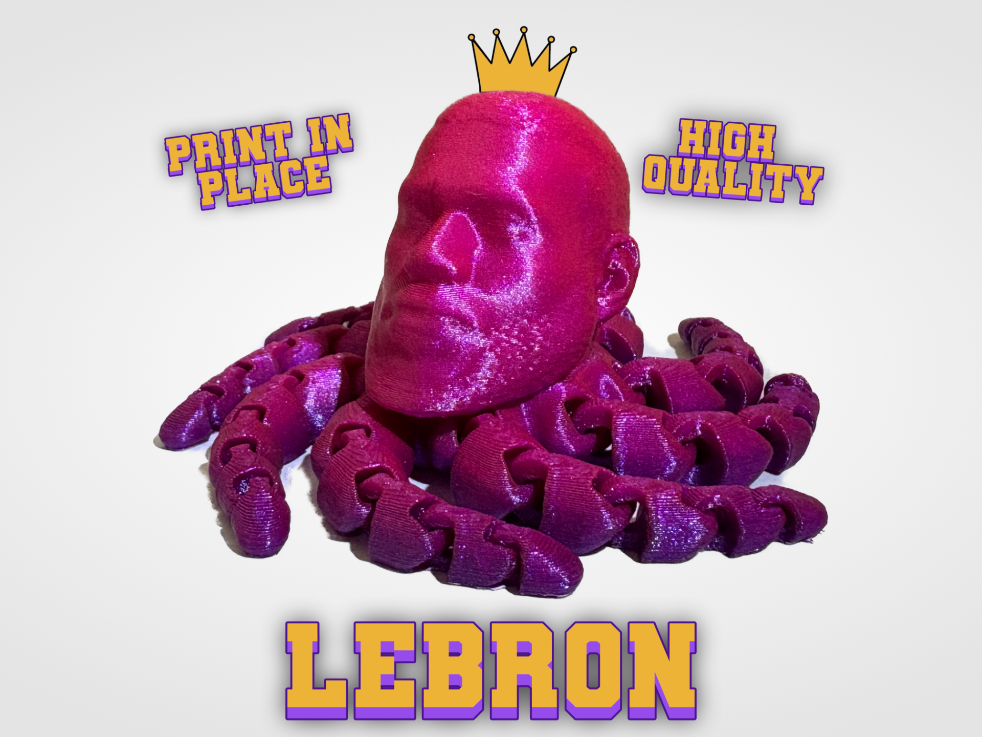 Lebrontopus - Articulating LeBron Flexi Octopus