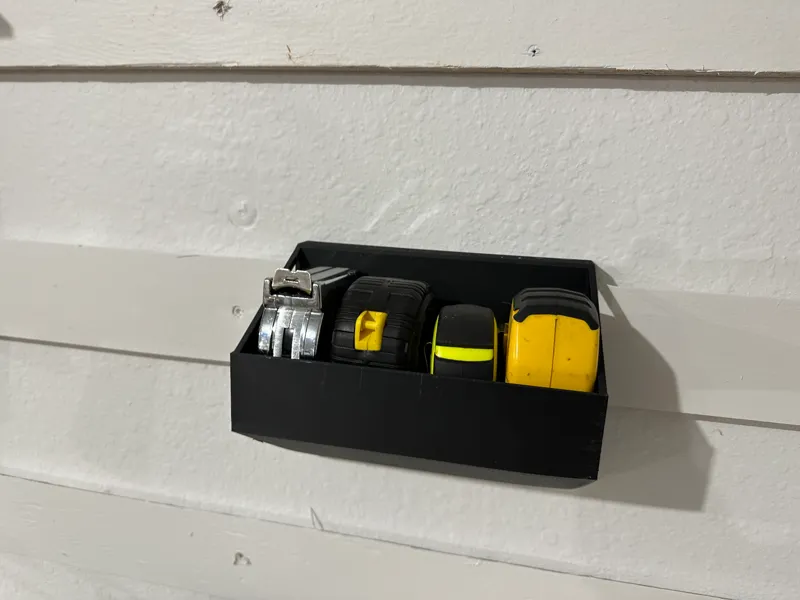 French cleat tape measure/anything bin