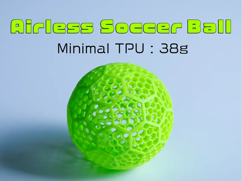 Mini Airless Soccer Ball (Optimized Lattice)