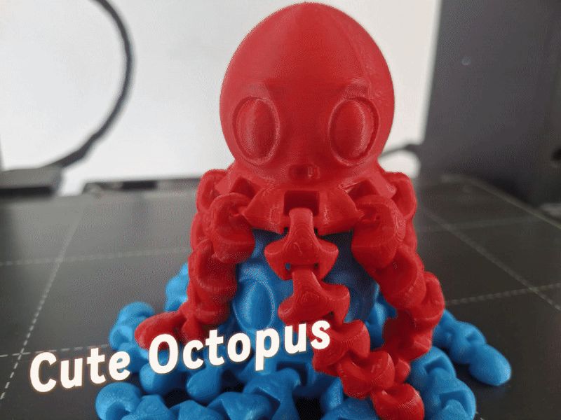 Cute Articulated Octopus