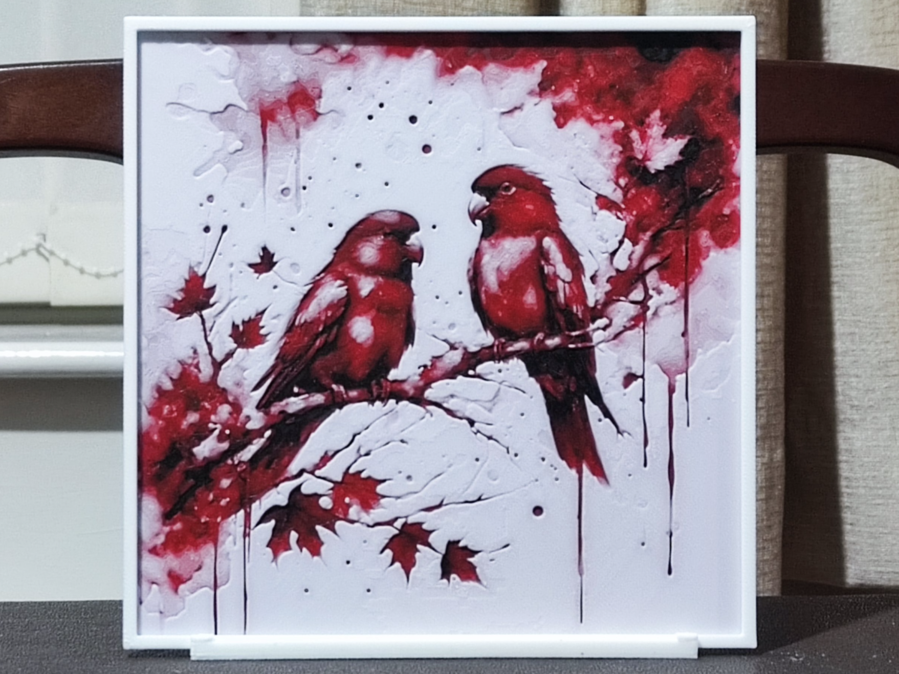 Chaotic Lovebirds - HueForge 3 Color