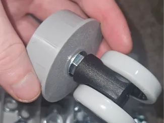 Ikea BOLLSIDAN castor wheel adapter for M6 thread