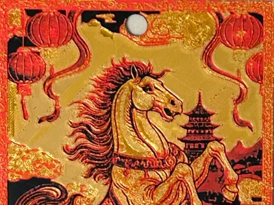 2026 Lunar New Year Horse Plaque 
