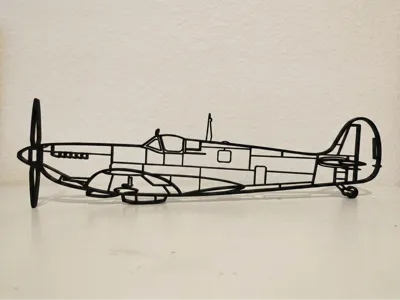 Supermarine Spitfire 2D Wall Art