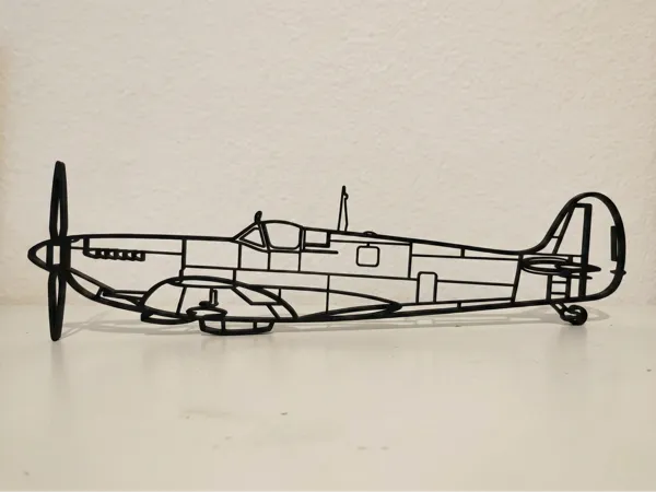Décoration murale 2D Spitfire Supermarine