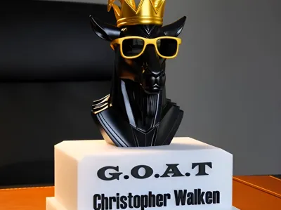 Custom GOAT Trophy – Name Your Legend