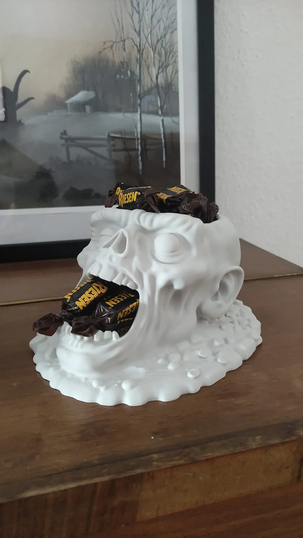 Zombie Candy Bowl - Free 3D Print Model - MakerWorld