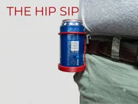 The Hip Sip 66mm - Ex: Most 12oz/16oz cans & 12oz bottles
