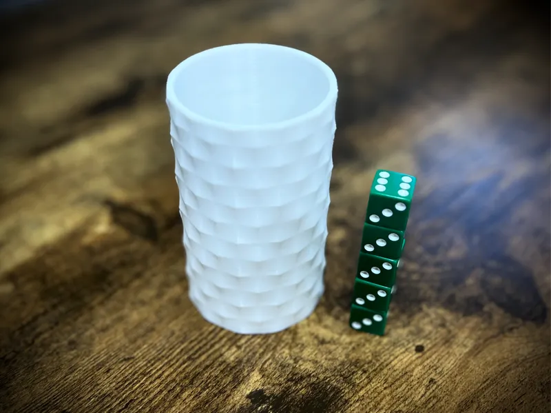 Upscale Dice Stacking Cup w/ Lid (#3 in series)
