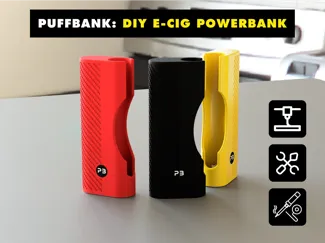PuffBank: The DIY 3D-Printed Powerbank for E-Cig