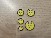 17mm button