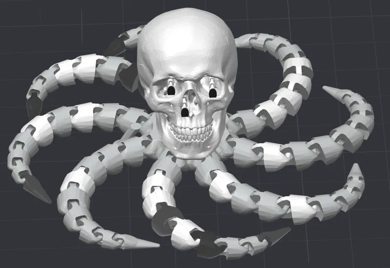 Skocktopus Skull octopus 