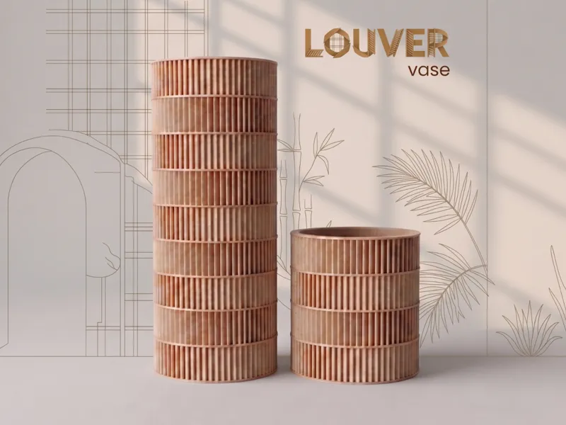 Louver Vase