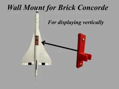 Vertical Wall Mount for Brick Concorde-Very Strong