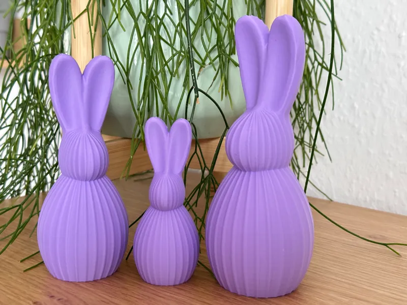 Osterhase Löffelhase Hase Gerippt