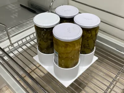 82mm cristal jar holder