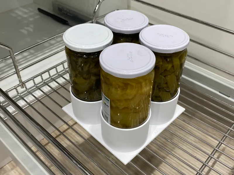82mm cristal jar holder