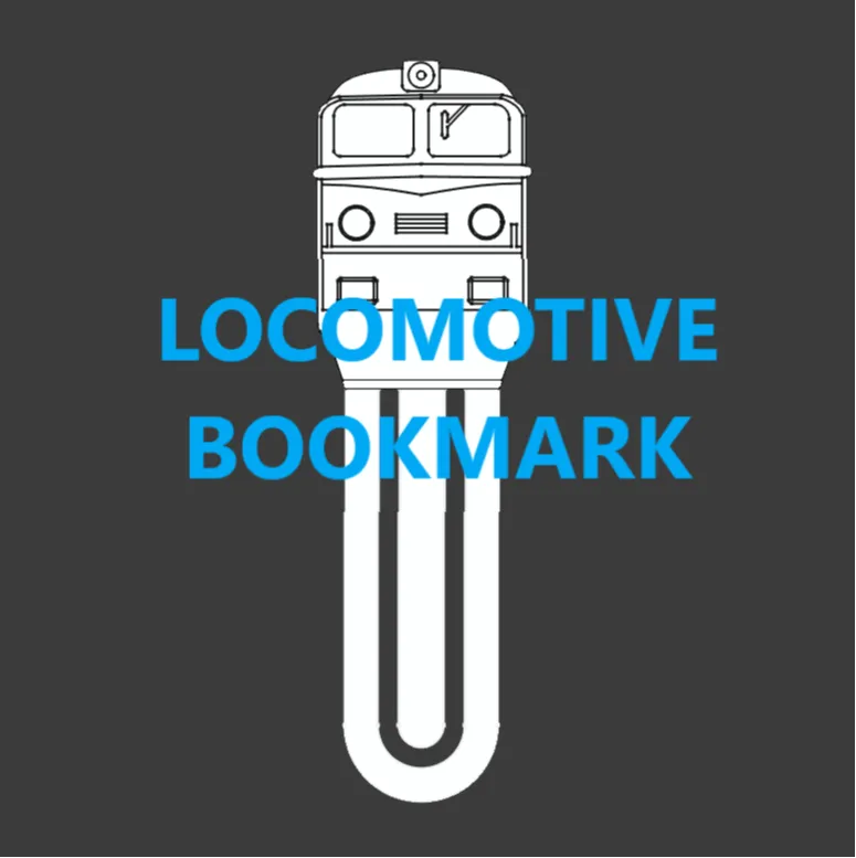 Locomotive Bookmark