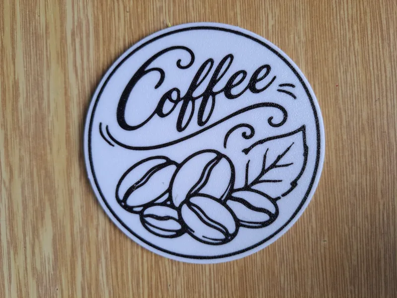 Coffee Bean Coaster #08