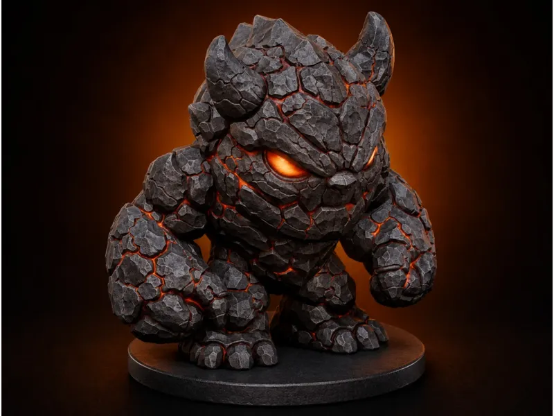 Lava Brute — Mini Boss Creature #01