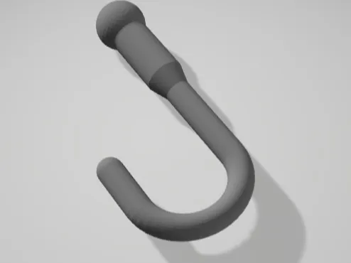 WC Hook for suction cup