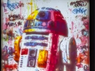 R2D2 Pop Art litho