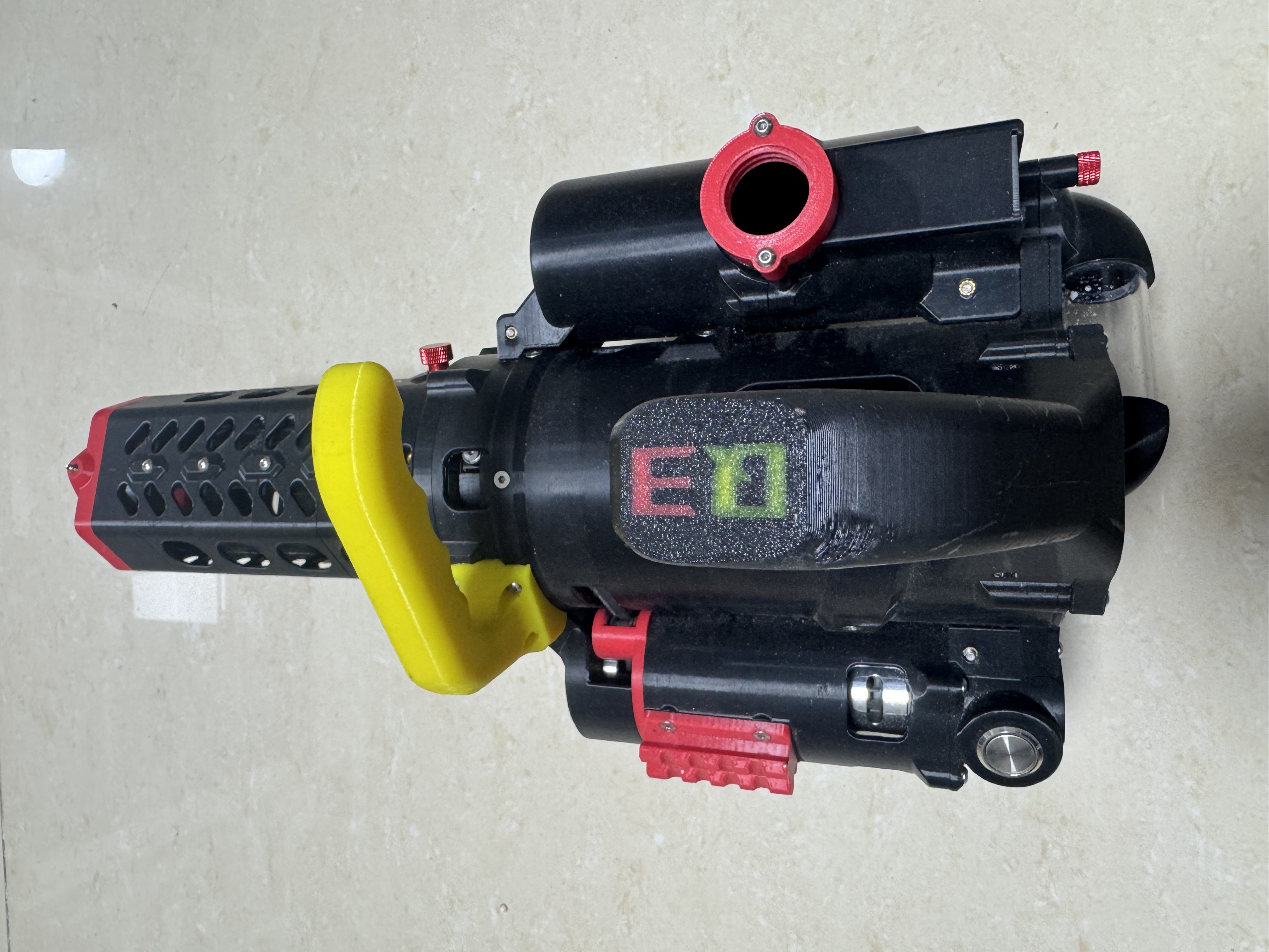 Miniatura 7 do modelo 3D 蛋仔Q3加特林，整体只要400元(不包含电池和打印件)，配料和教程完全公开
