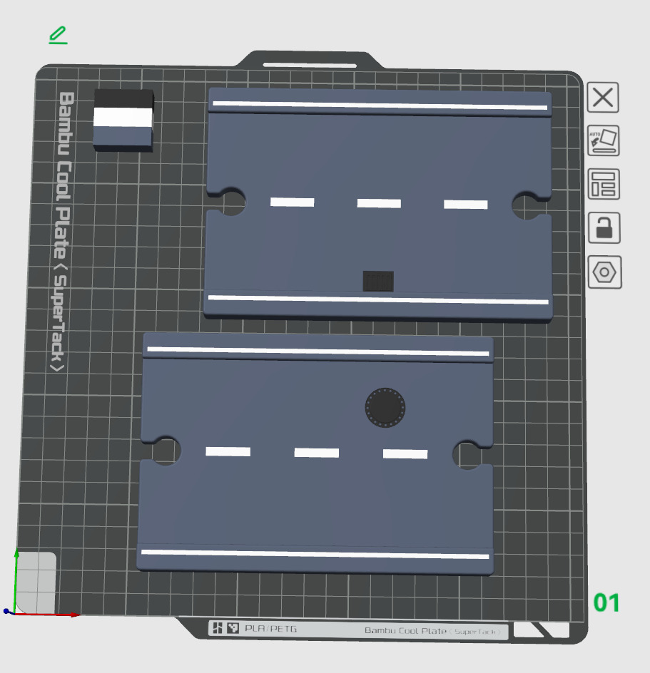 Miniatura 3 do modelo 3D Basic Road Set 