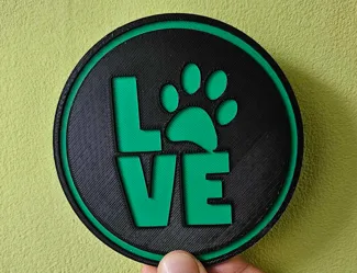 Paw Love Coaster