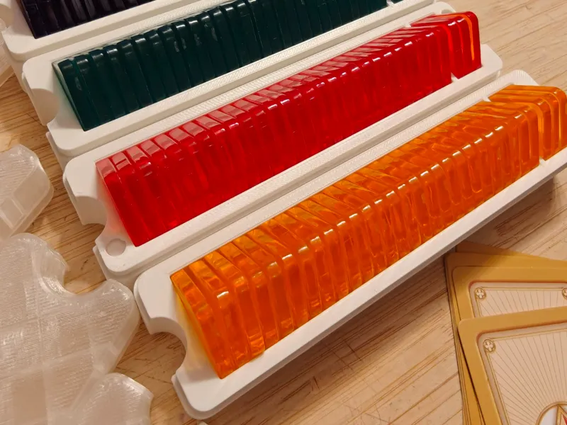 Mille Fiori boardgame inserts with trays