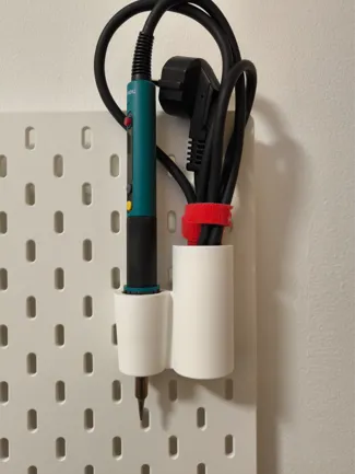 IKEA Skadis - Extol soldering iron holder