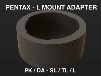 Pentax PK to L-Mount Adapter