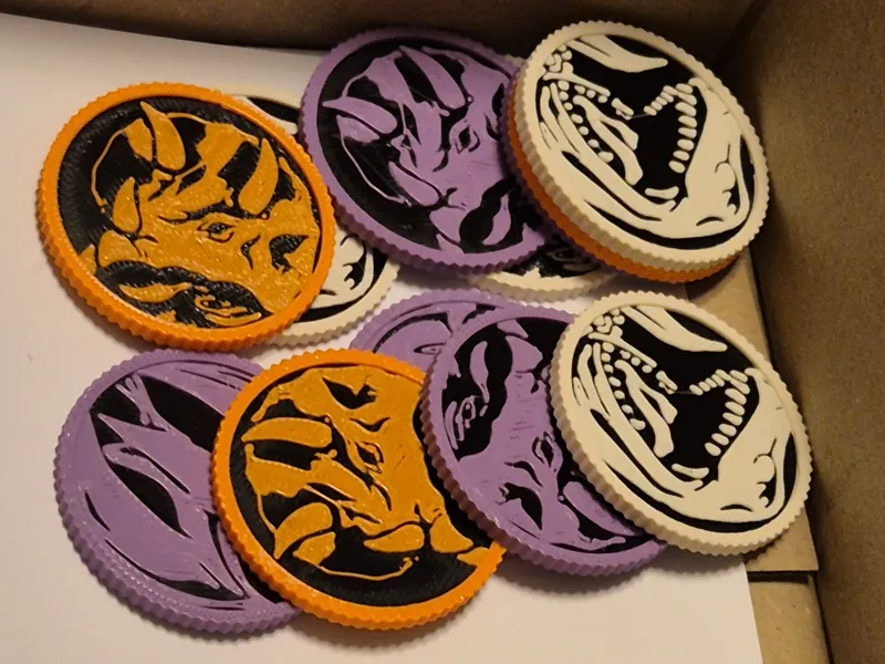 Power Rangers Dino Coins (Multicolor, no AMS)