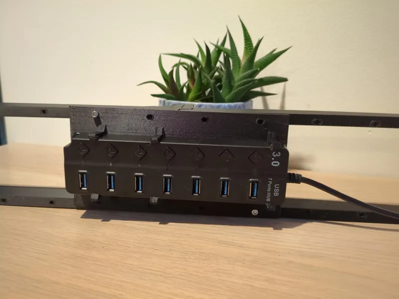 DAP mount 7 ports USB hub (Modular Racking System)