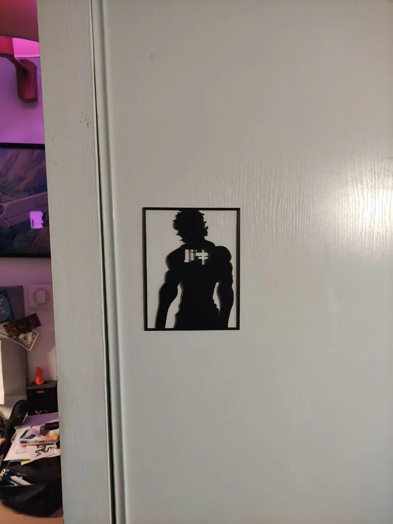 Baki Hanma 2D wall art