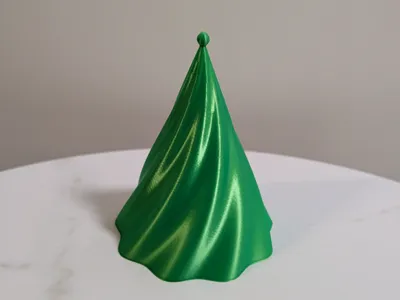 Curved Fir Tree for LED Tealight