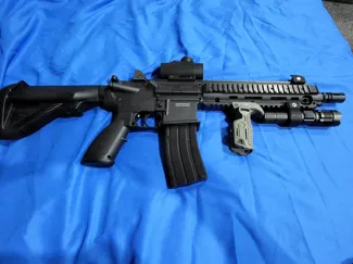 RIS rail flashlight mount - Picatinny
