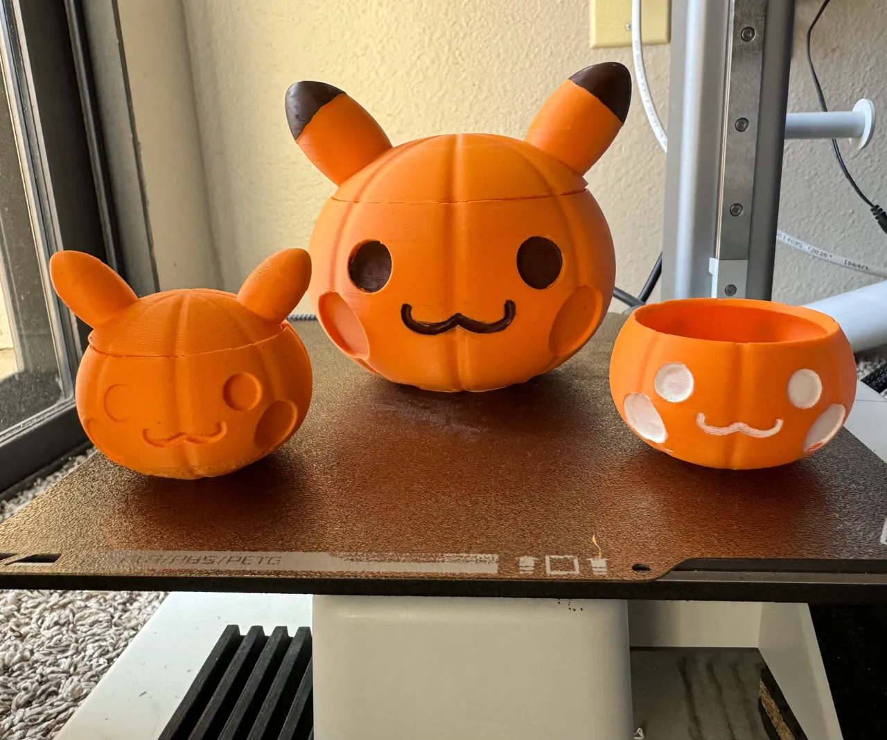 Pumpkin Pikachu Halloween Candy Bowl Candy Jar view 2