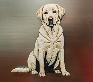 Labrador fridge magnet