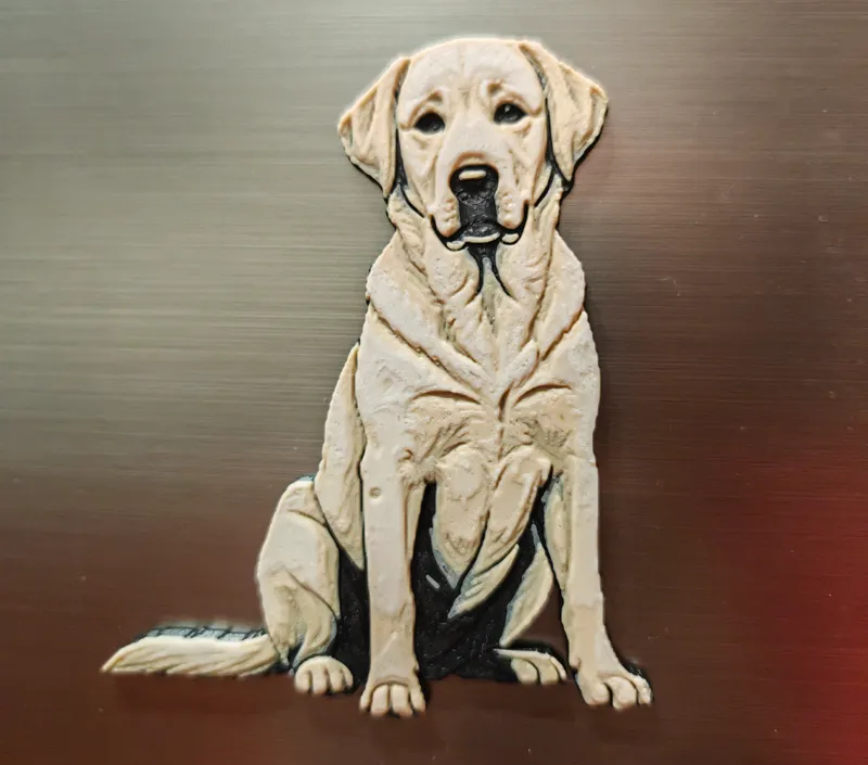 Labrador fridge magnet