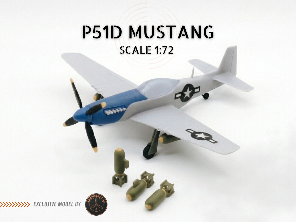 P-51D Mustang – Ground Version (Scale 1:72 )