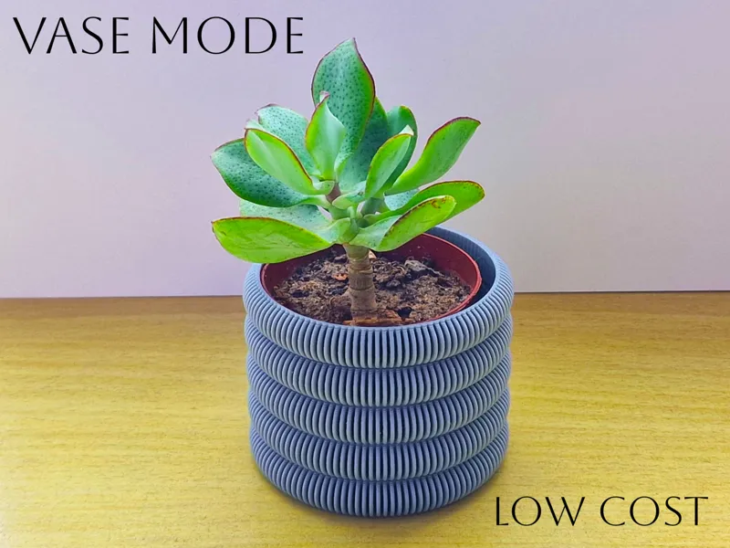 Vase mode low cost cute plant pot