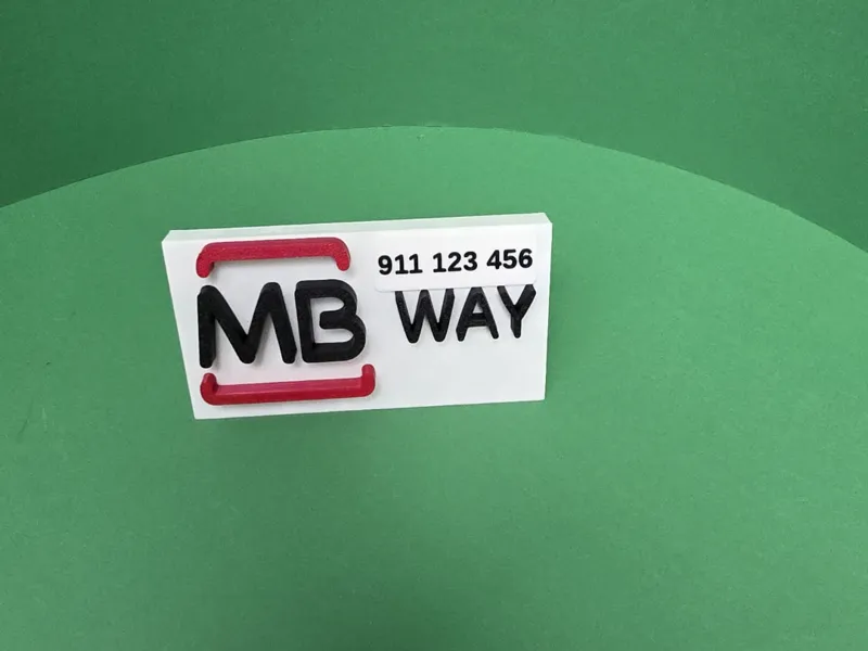 Suporte MB WAY Personalizável sem AMS