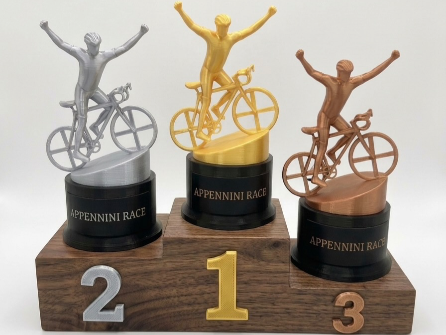 Pro Biker Winner Trophy - Cyclist Triumph