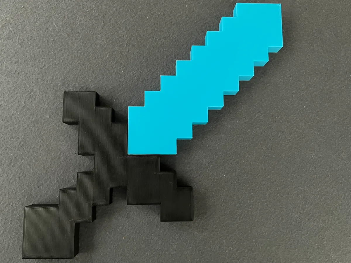 Minecraft Sword - Free 3D Print Model - MakerWorld