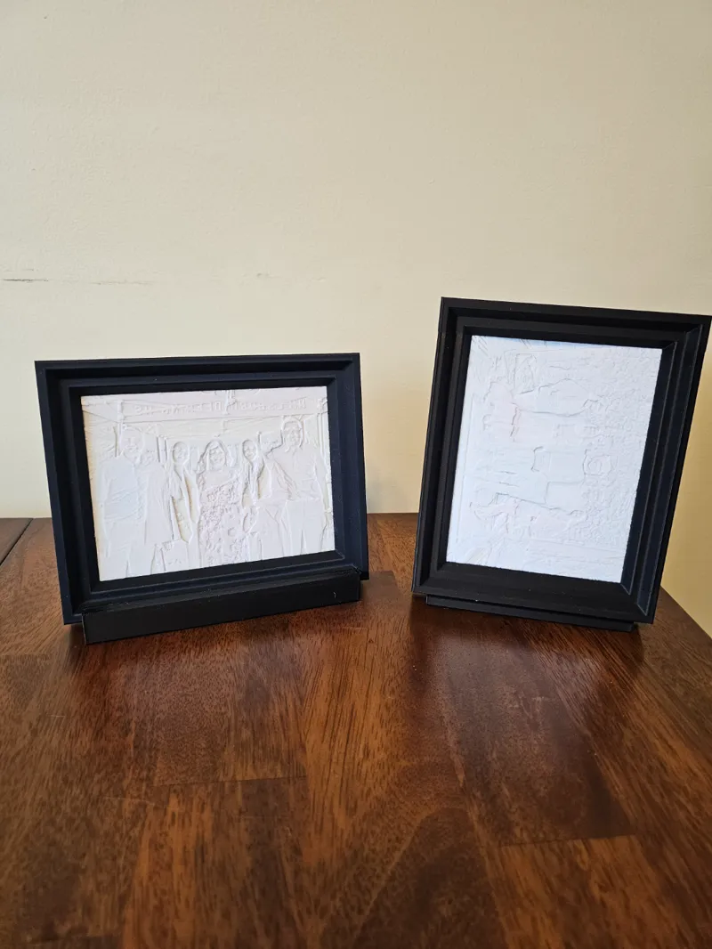Art Deco Litho Frame for Bambu LED Backlight Board